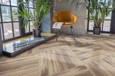 Кварцвиниловый ламинат Aquafloor Космос Паркет легкий (Space Parquet Light) AF4502PQL